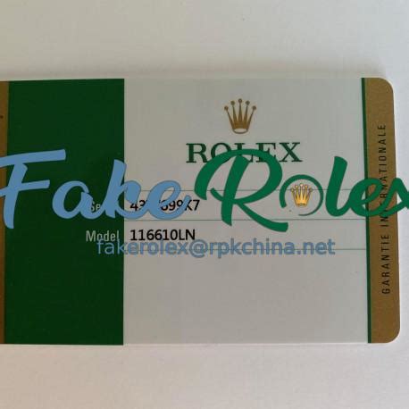 fake vs real rolex warranty card|rolex warranty card for sale.